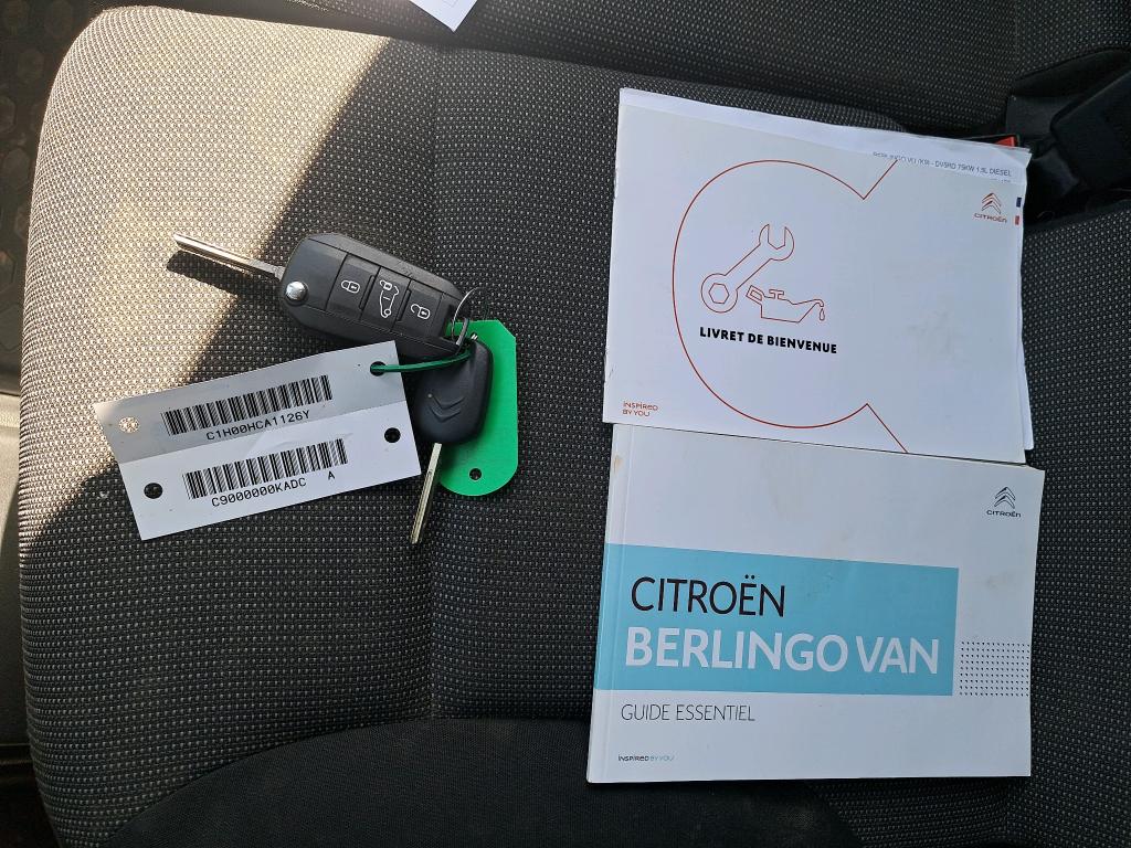 Citroen BERLINGO VAN M 1000 BLUEHDI 100 S&S BVM5 WORKER 2021