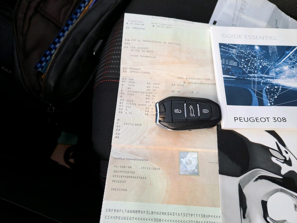 Peugeot 308 BlueHDi 130ch S&S EAT8 GT Line 2019