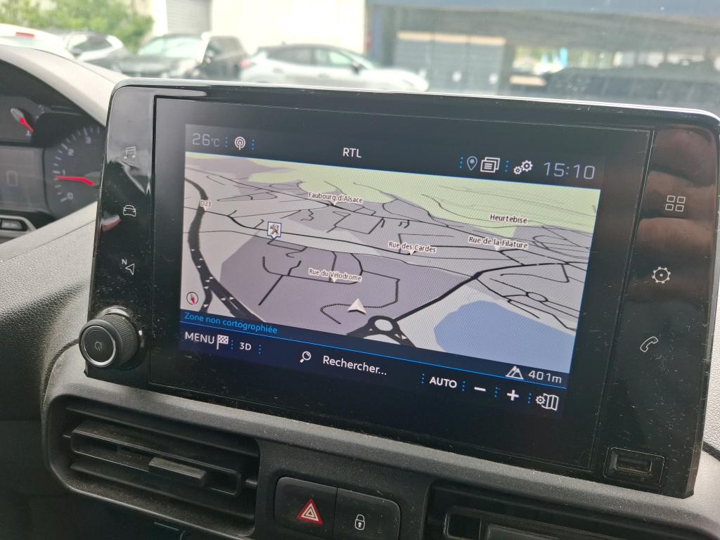 Peugeot PARTNER FOURGON STANDARD 650 KG BLUEHDI 100 S&S BVM6 ASPHALT 2022