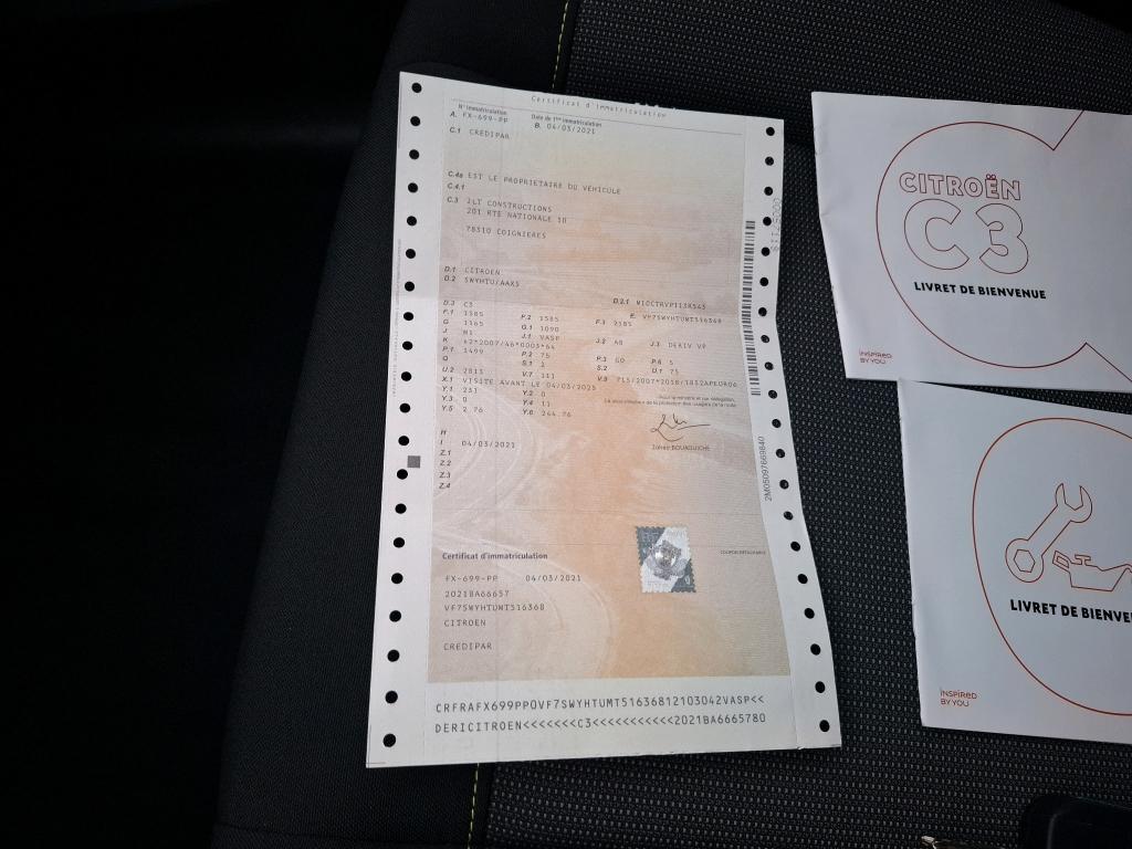 Citroen C3 SOCIETE BLUEHDI 100 S&S BVM6 FEEL NAV 2021