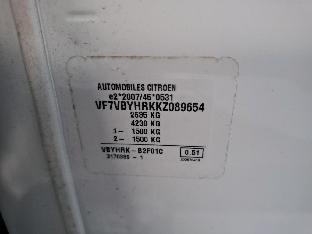 Citroen JUMPY FGN M BLUEHDI 100 S&S BVM6 CLUB 2019