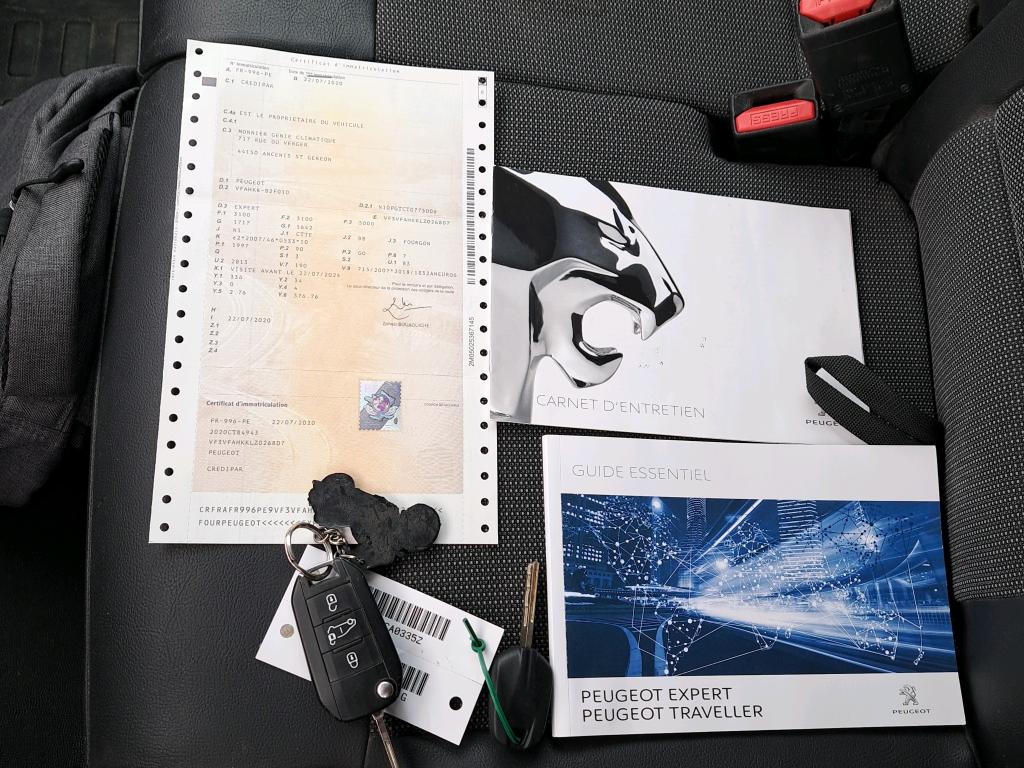 Peugeot EXPERT FGN TOLE STANDARD 2.0 BLUEHDI 120 S&S BVM6 ASPHALT 2020