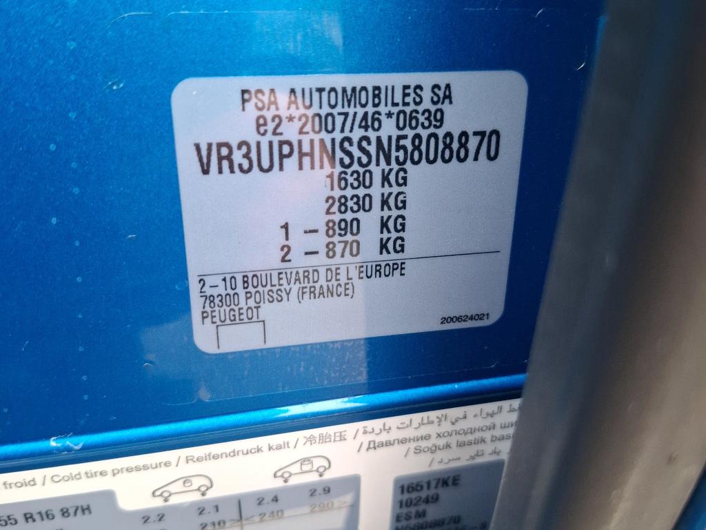 Peugeot 208 PureTech 130 S&S EAT8 Allure Pack 2022