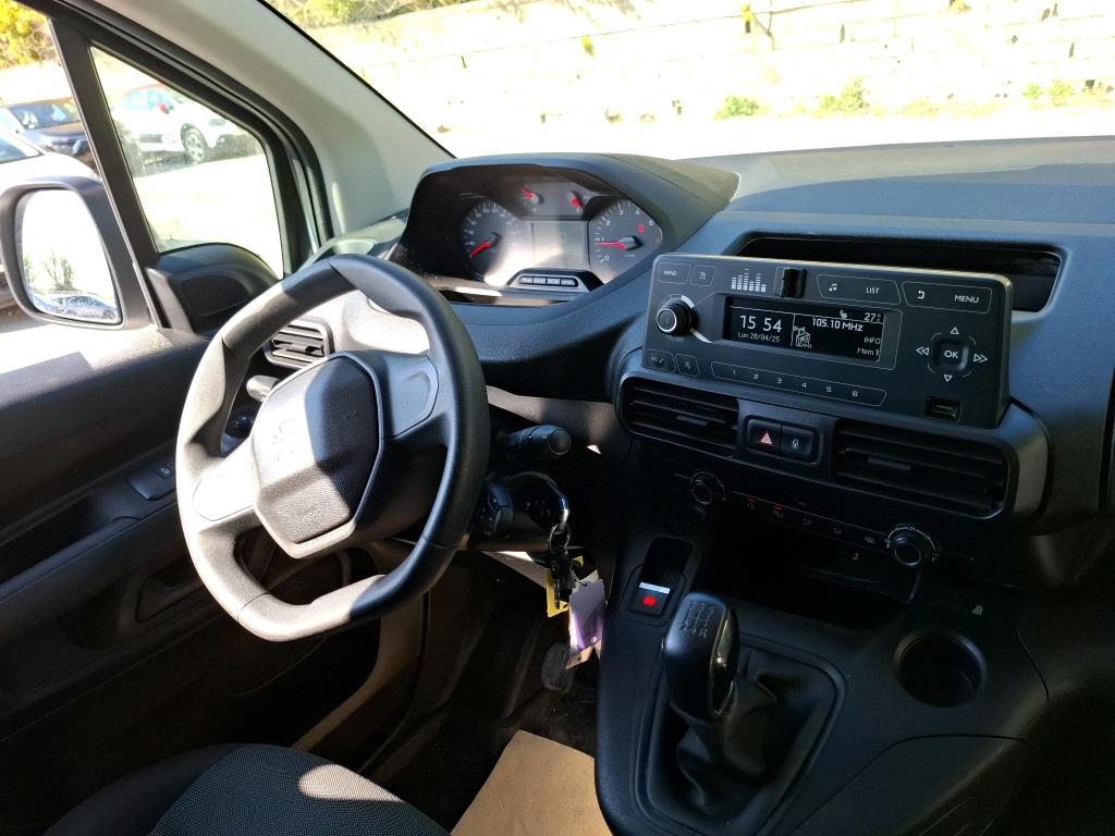 Peugeot PARTNER FOURGON STANDARD 650 KG BLUEHDI 100 S&S BVM5 PREMIUM 2020