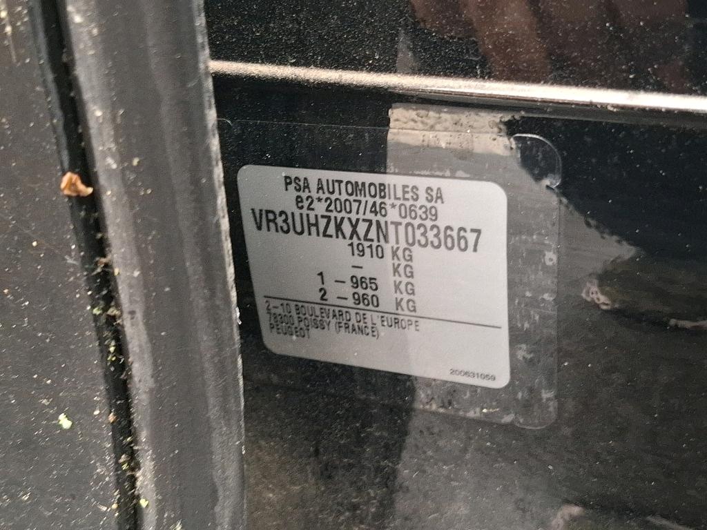 Peugeot 208 Electrique 50 kWh 136ch Allure 2022