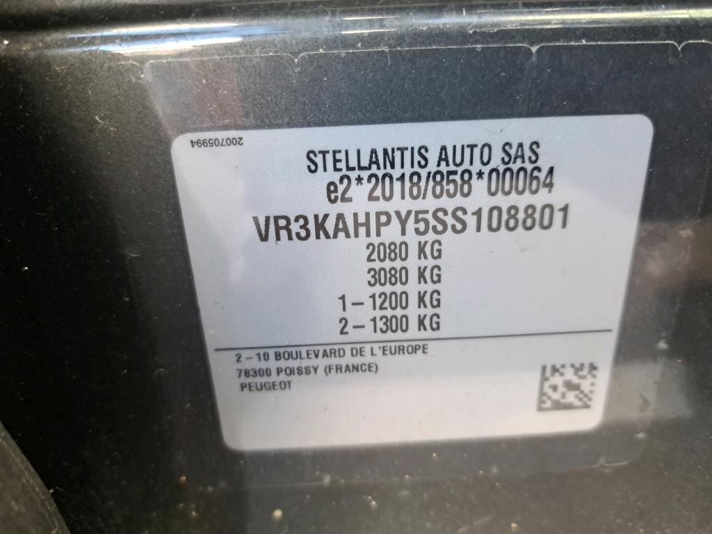 Peugeot 3008 Hybrid 145 e-DCS6 GT 2025
