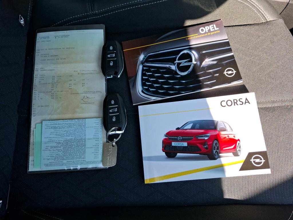 Opel Corsa Electrique 136 ch & Batterie 50 kw/h Elegance 2021