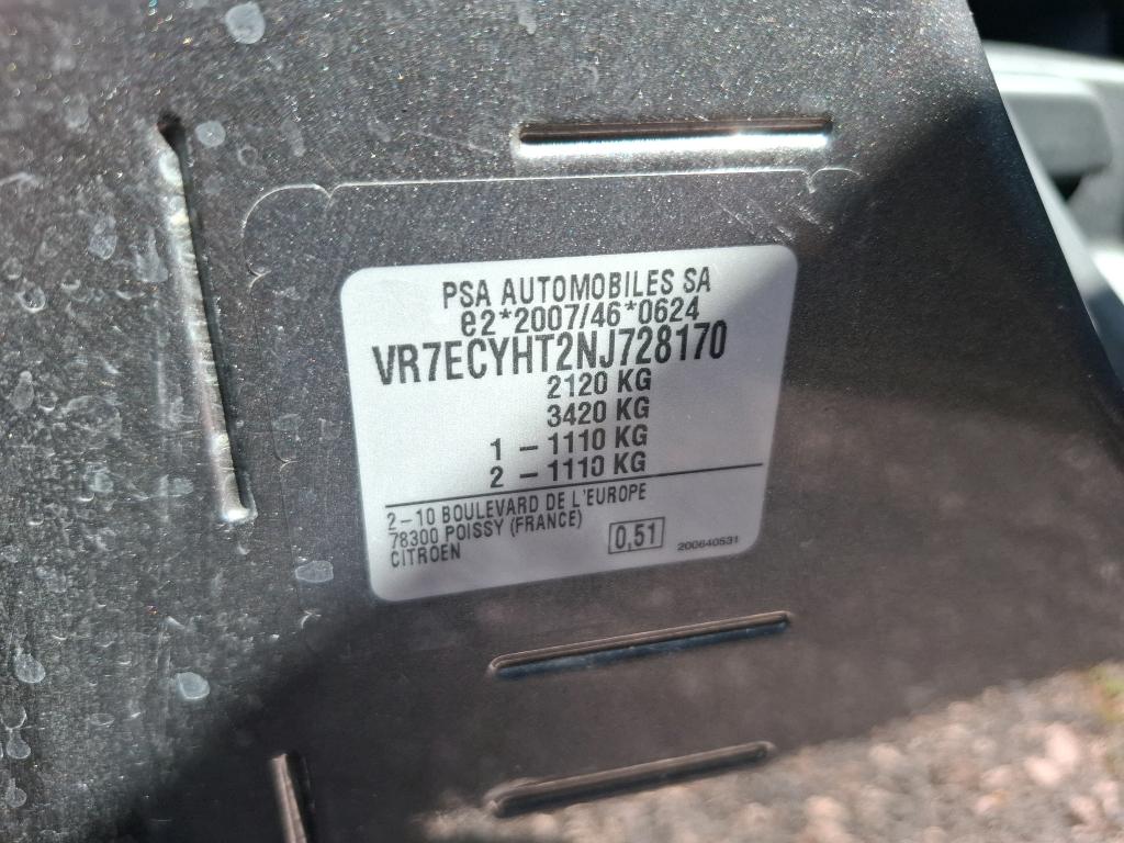 Citroen Berlingo Taille M BlueHDi 100 S&S BVM6 Feel 2022