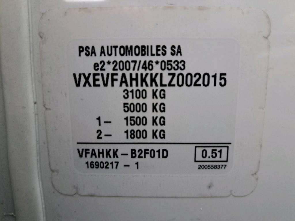 Opel VIVARO FGN L2 2.0 DIESEL 120 CH PTAC AUGMENTE PACK CLIM 2020