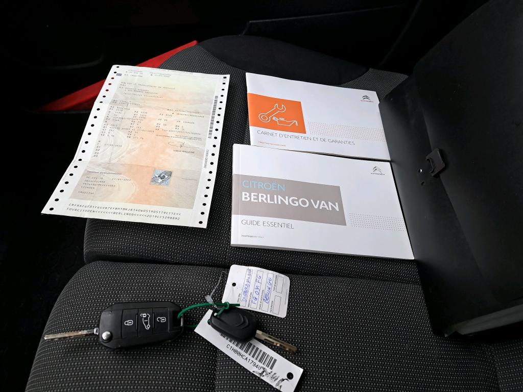 Citroen BERLINGO VAN XL 950 BLUEHDI 100 S&S DRIVER 2019