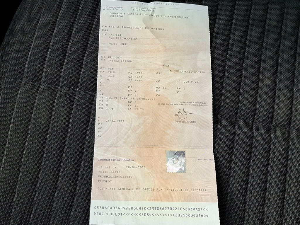 Peugeot 208 ELECTRIQUE 50 KWH 136 ACTIVE BUSINESS R 2021