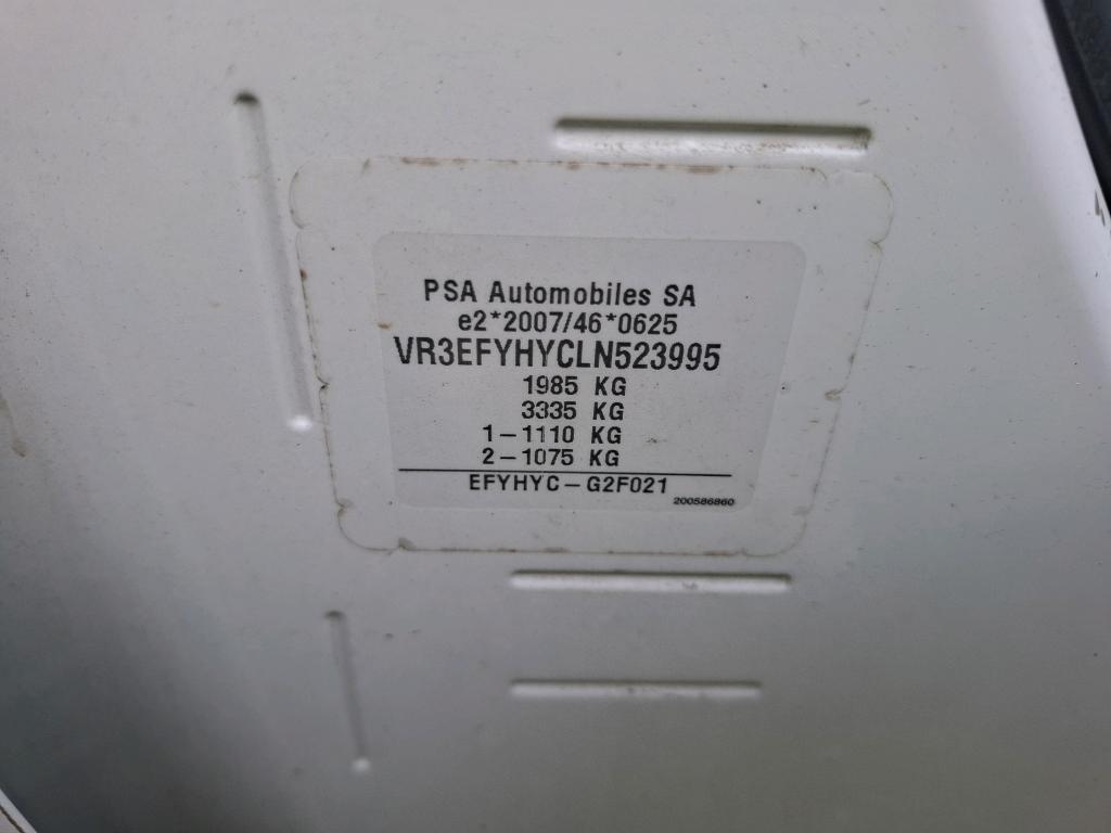 Peugeot PARTNER FOURGON STANDARD 650 KG BLUEHDI 100 S&S BVM5 PREMIUM 2020