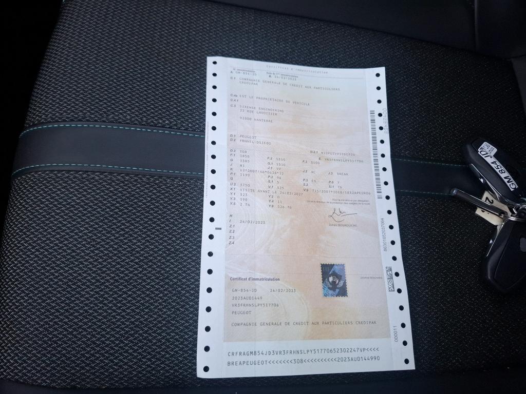 Peugeot 308 SW PureTech 130ch S&S BVM6 Allure Pack 2023