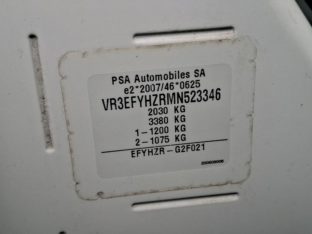 Peugeot PARTNER FOURGON STANDARD 650 KG BLUEHDI 130 S&S EAT8 PREMIUM 2021