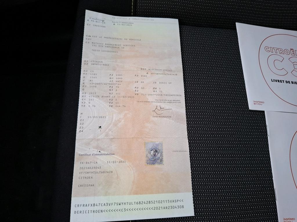 Citroen C3 SOCIETE BLUEHDI 100 S&S BVM6 FEEL NAV 2021