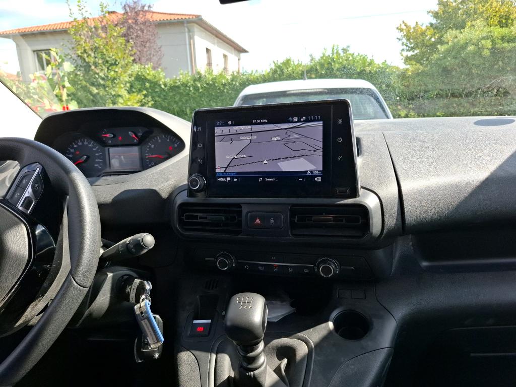 Peugeot PARTNER FOURGON STANDARD 650 KG BLUEHDI 100 S&S BVM6 ASPHALT 2022