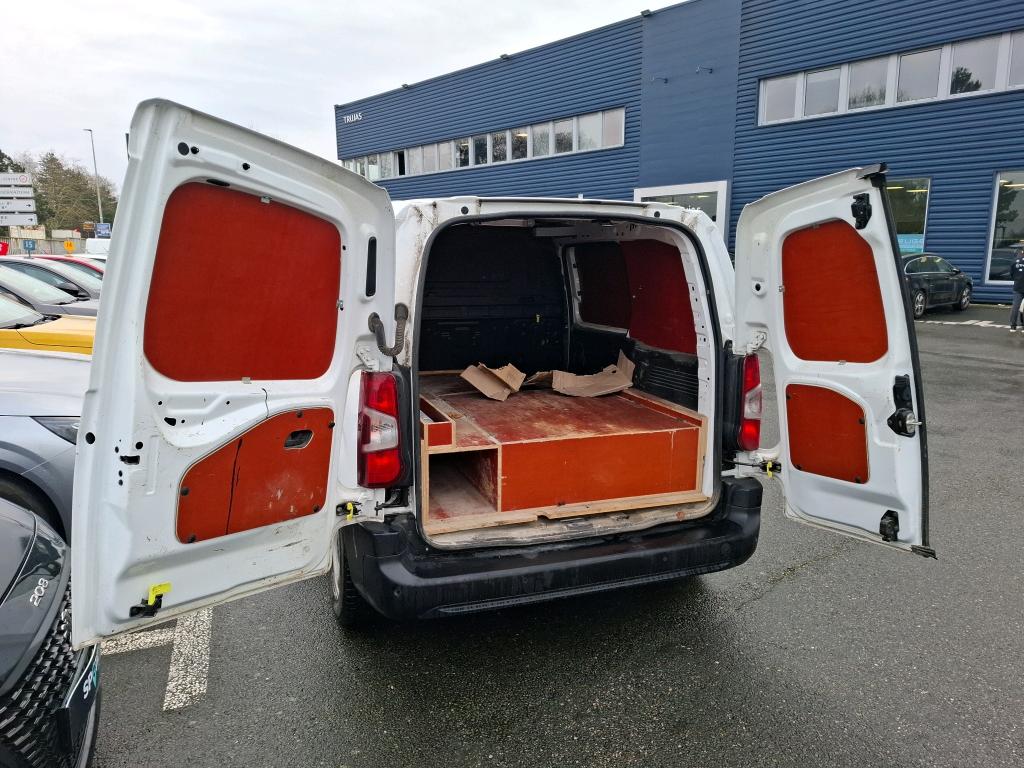 Peugeot PARTNER FOURGON STANDARD 650 KG BLUEHDI 100 BVM5 PREMIUM 2019