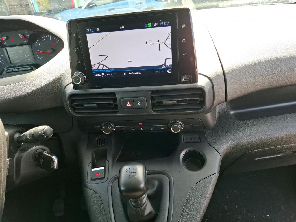 Peugeot PARTNER FOURGON STANDARD 650 KG BLUEHDI 100 S&S BVM6 ASPHALT 2022