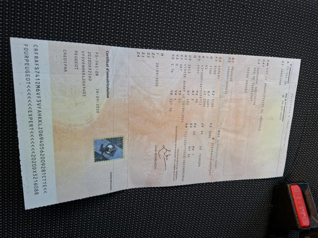 Peugeot EXPERT FGN TOLE LONG 2.0 BLUEHDI 120 S&S BVM6 ASPHALT 2020