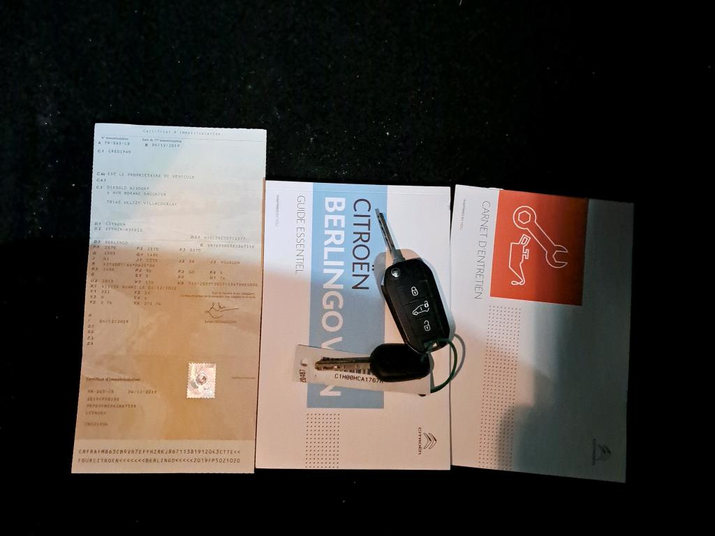 Citroen BERLINGO VAN XL 950 BLUEHDI 130 S&S EAT8 DRIVER 2019