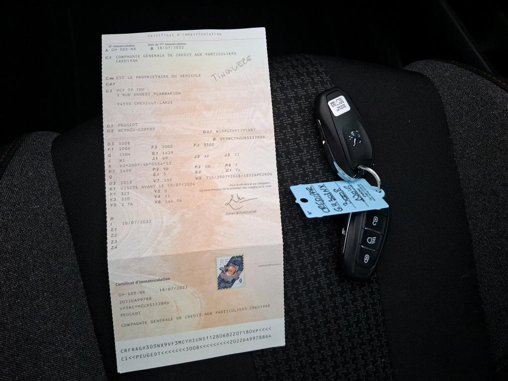 Peugeot 3008 BlueHDi 130ch S&S EAT8 Active Pack 2022