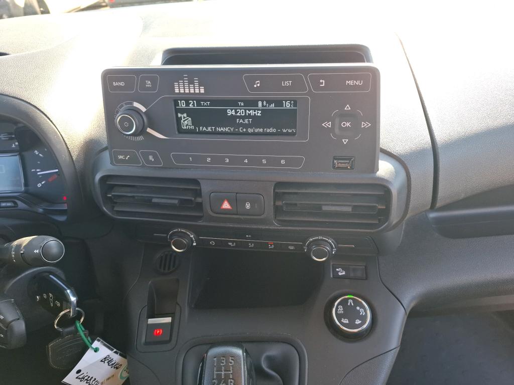 Citroen BERLINGO VAN M 650 BLUEHDI 100 S&S BVM5 CLUB 2020