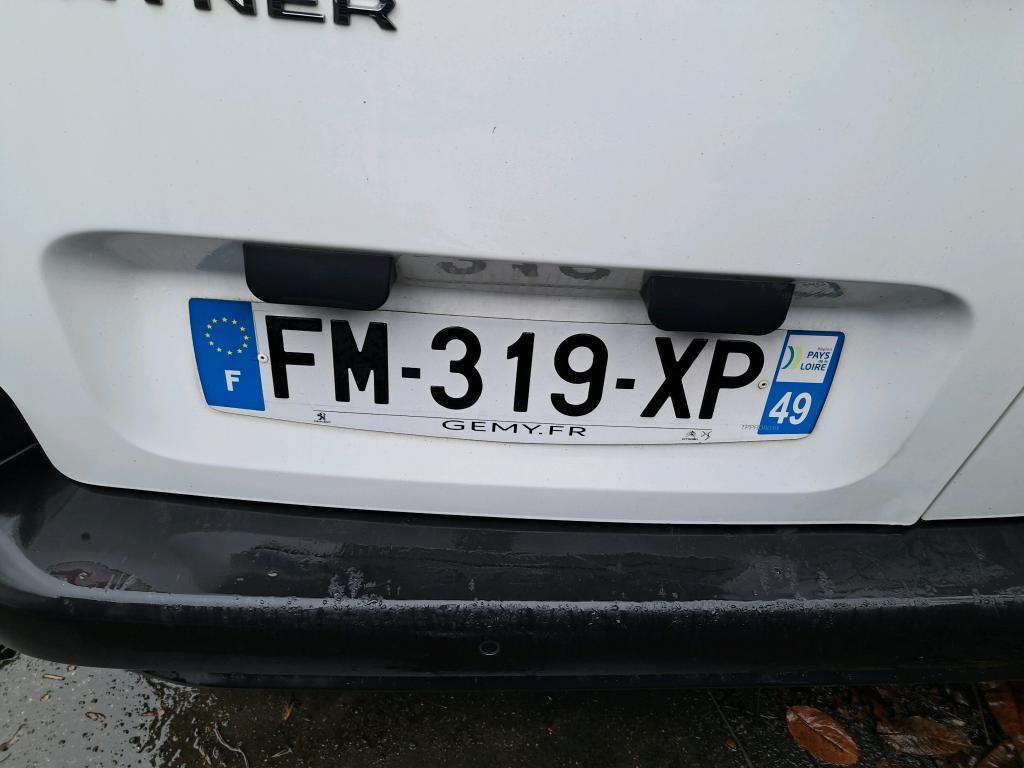 Peugeot PARTNER FOURGON STANDARD 650 KG BLUEHDI 100 S&S BVM5 ASPHALT 2020