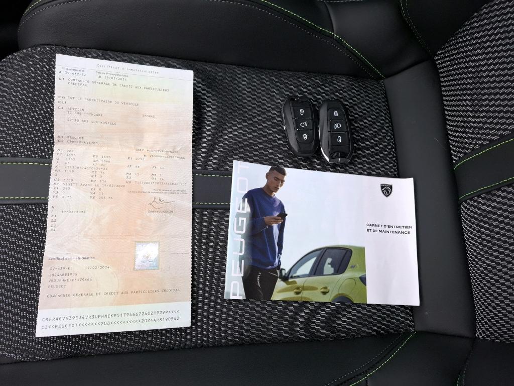 Peugeot 208 PureTech 100 S&S BVM6 GT 2024