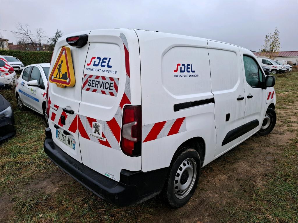 Peugeot PARTNER FOURGON LONG 950 KG BLUEHDI 100 S&S BVM5 ASPHALT 2021