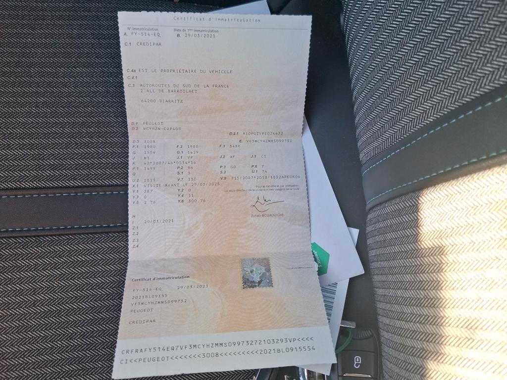 Peugeot 3008 BlueHDi 130ch S&S BVM6 Allure Pack 2021