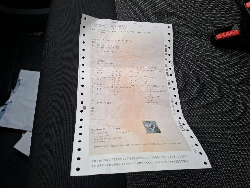 Citroen JUMPY FGN M BLUEHDI 145 S&S EAT8 DRIVER 2022