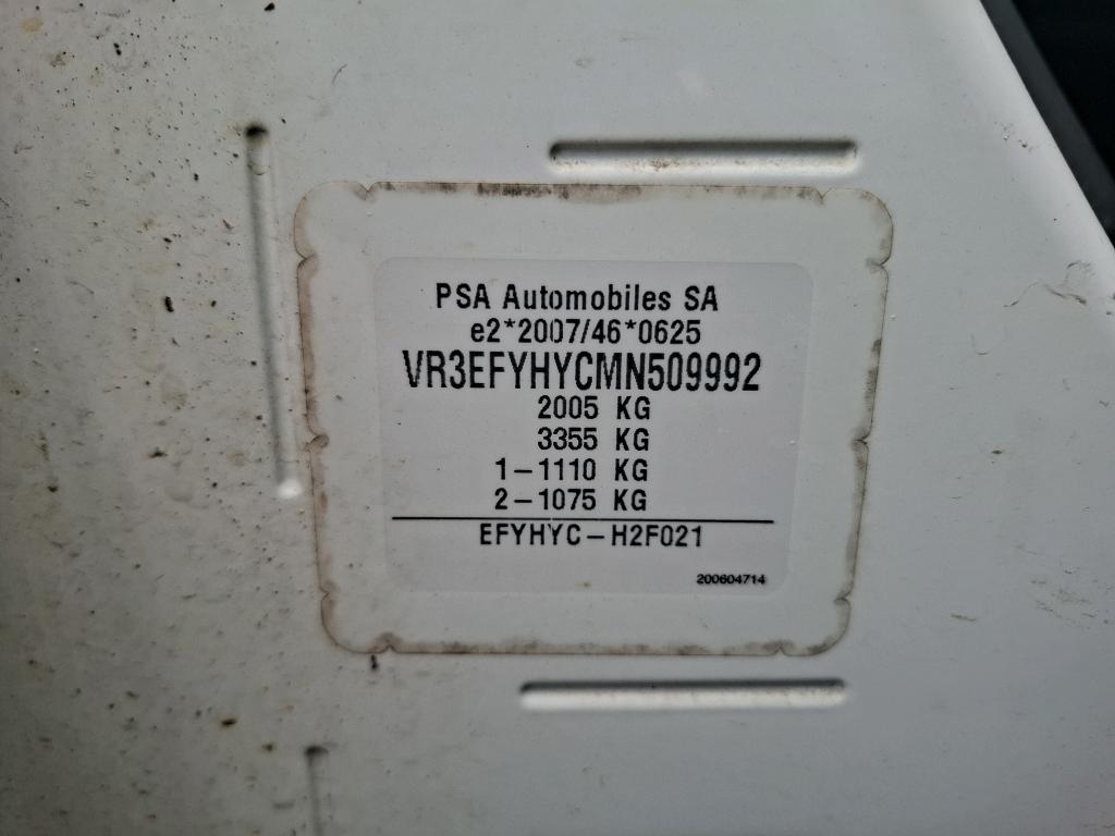 Peugeot PARTNER FOURGON STANDARD 650 KG BLUEHDI 100 S&S BVM5 PREMIUM 2021