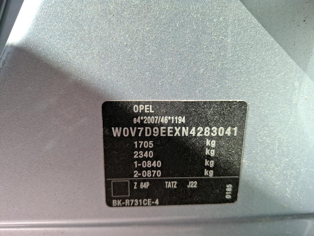 Opel Crossland 1.2 83 ch Edition 2022