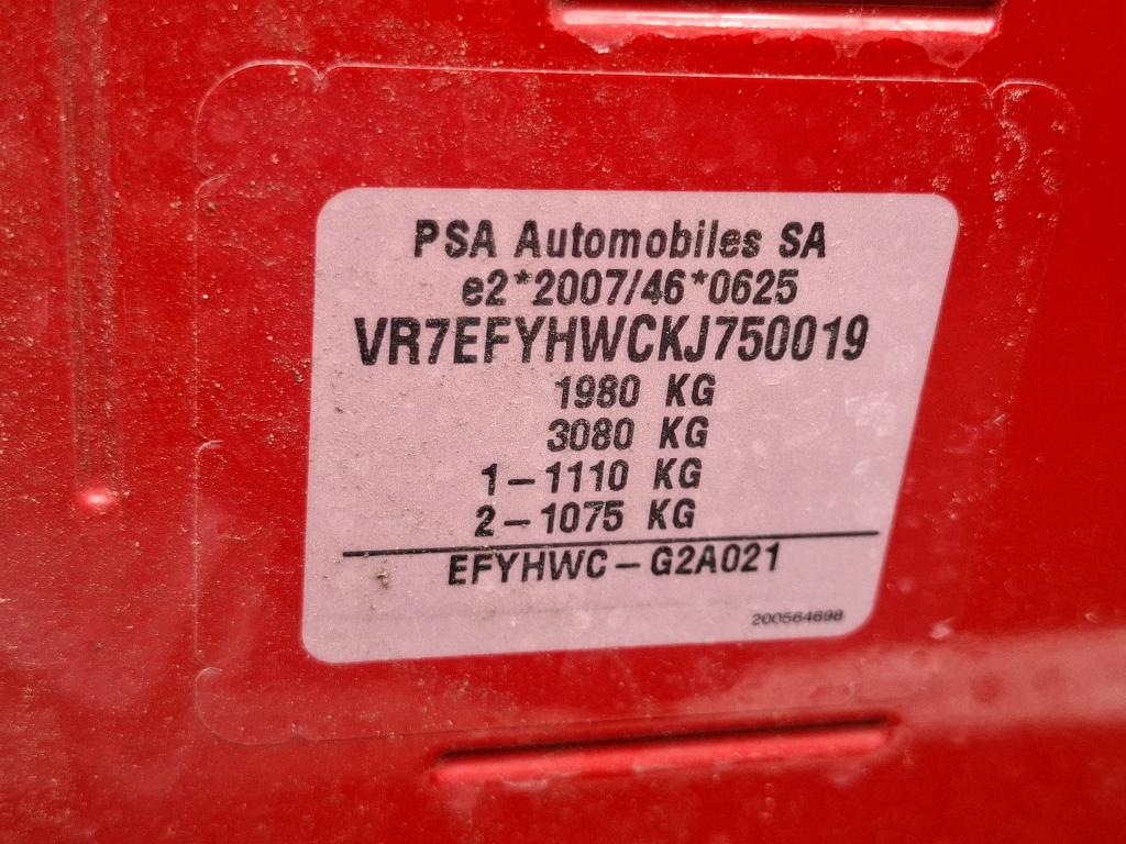 Citroen BERLINGO VAN M 650 BLUEHDI 75 BVM5 CLUB 2019