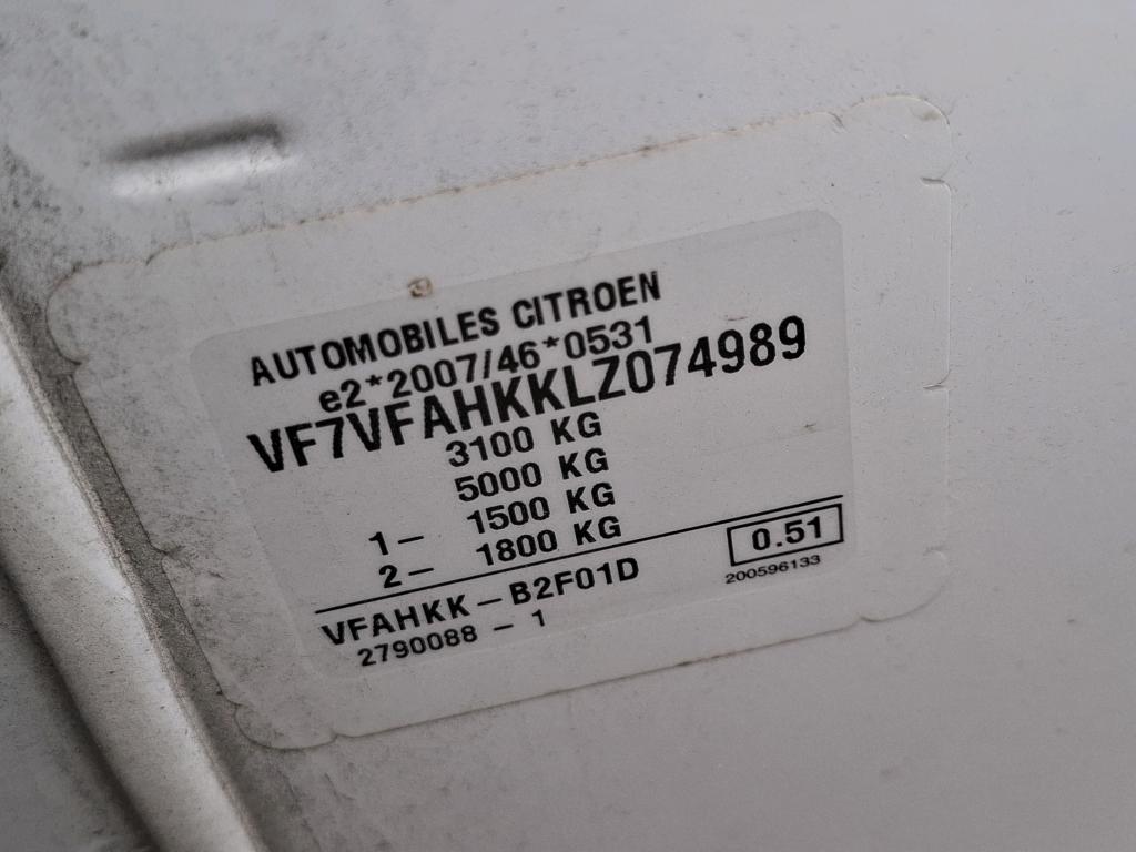 Citroen JUMPY FGN M BLUEHDI 120 S&S BVM6 CLUB 340 NM 2020