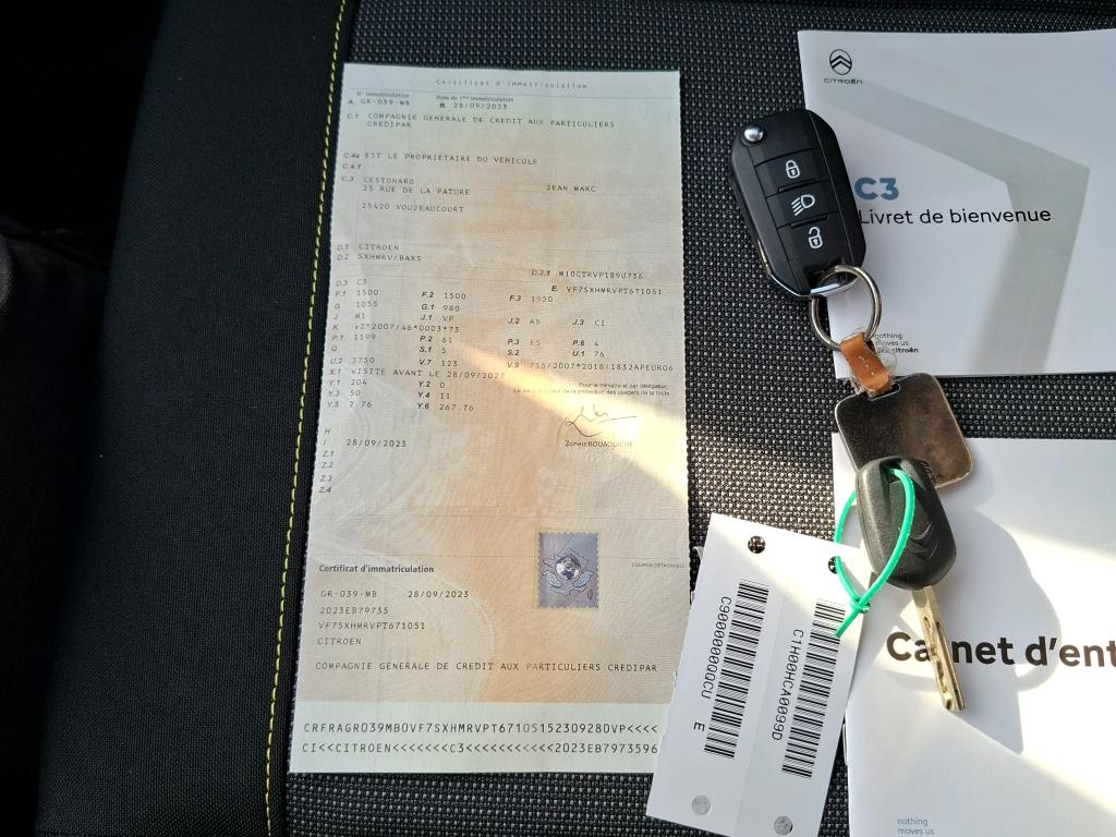 Citroen C3 PureTech 83 ch BVM5 You 2023