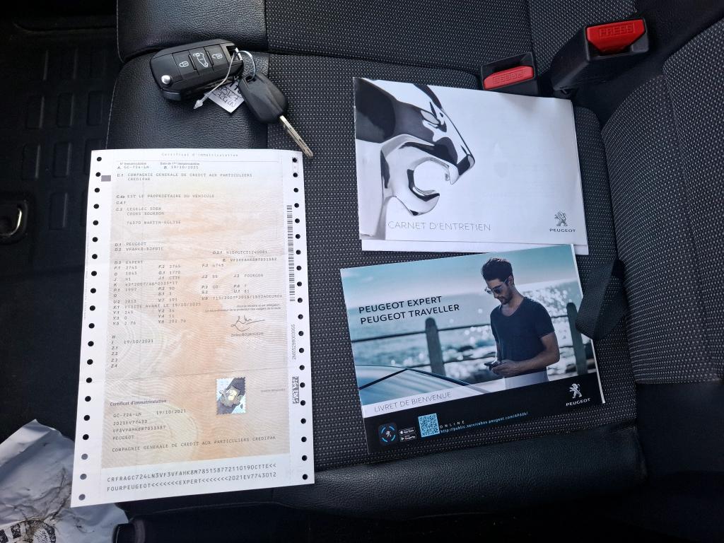 Peugeot EXPERT FGN TOLE STANDARD 2.0  BLUEHDI 120 S&S EAT8 ASPHALT 2021