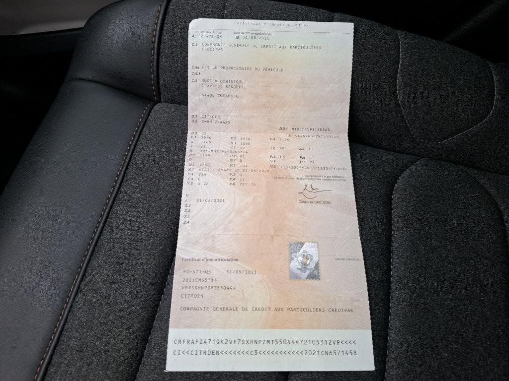Citroen C3 PureTech 110 S&S BVM6 Shine 2021