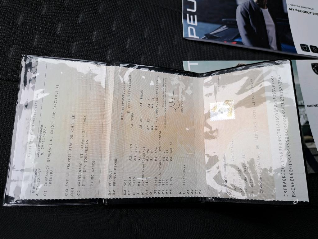 Peugeot 508 SW PureTech 130 ch S&S EAT8 Active Pack 2022