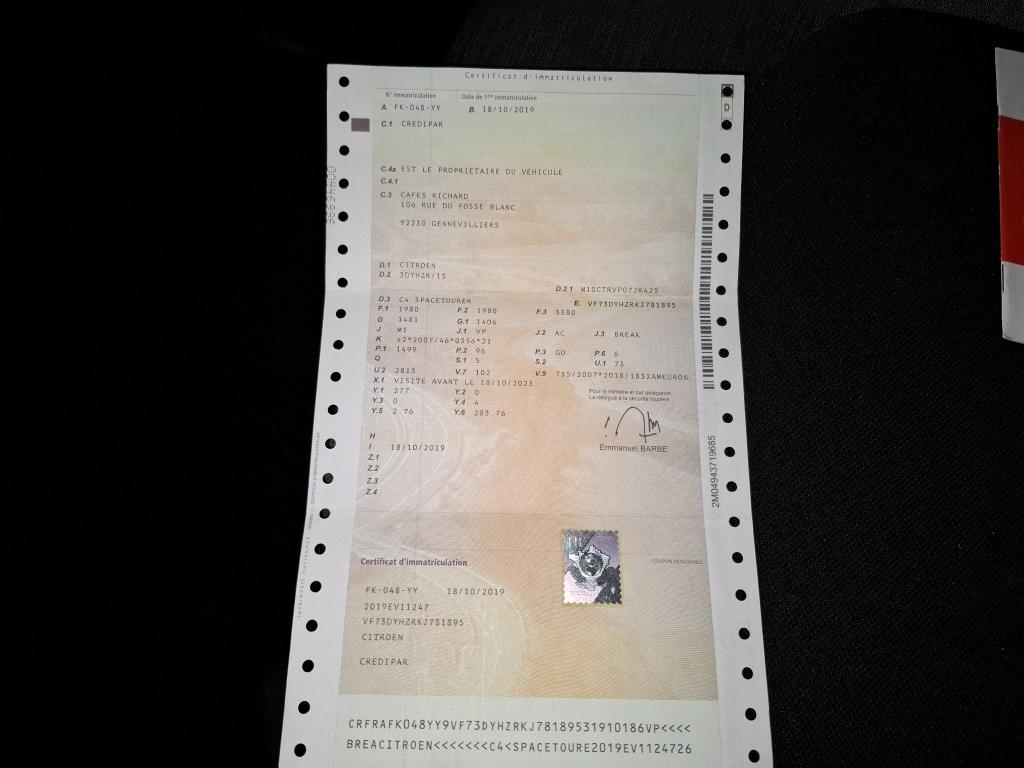 Citroen C4 Spacetourer BlueHDi 130 S&S EAT8 Business 2019