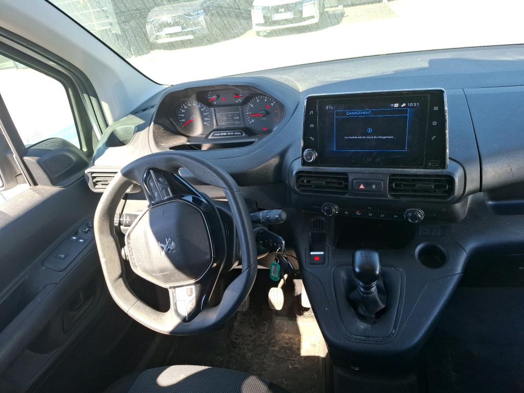 Peugeot PARTNER FOURGON STANDARD 650 KG BLUEHDI 100 S&S BVM6 ASPHALT 2022
