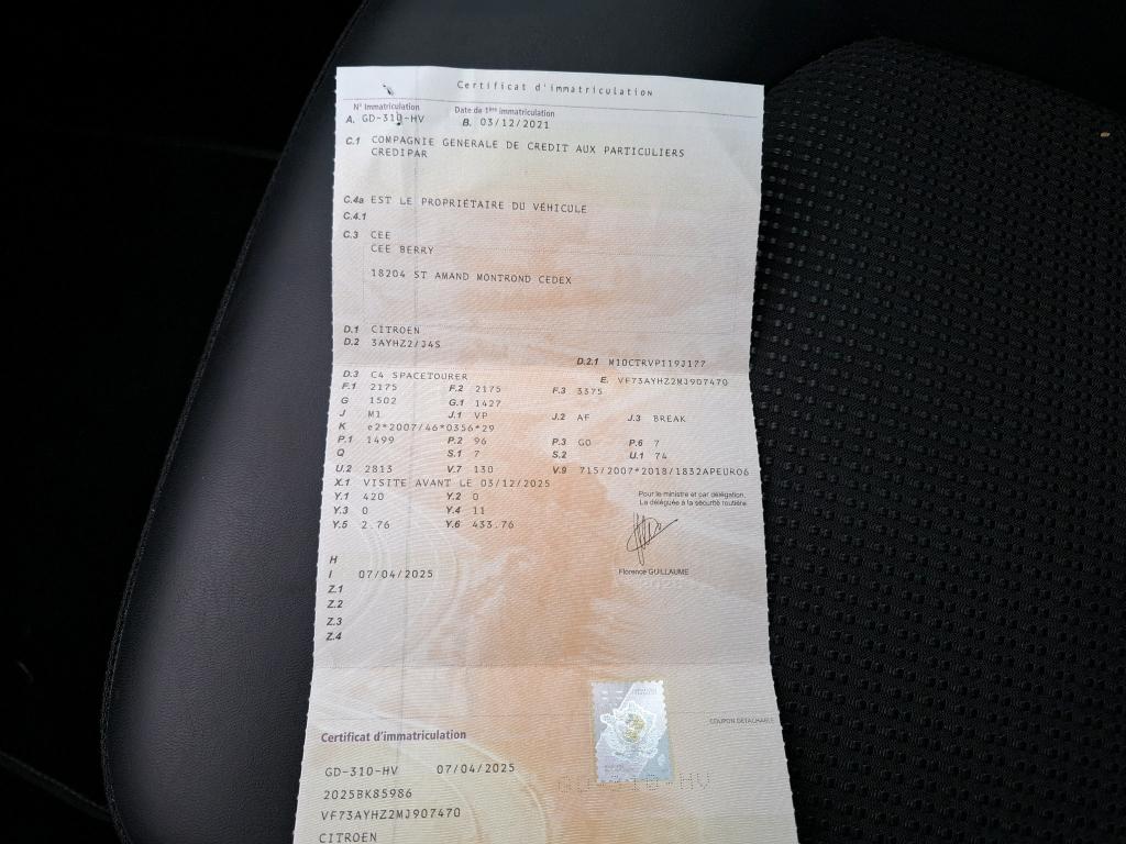 Citroen Grand C4 Spacetourer BlueHDi 130 S&S BVM6 Shine 2021