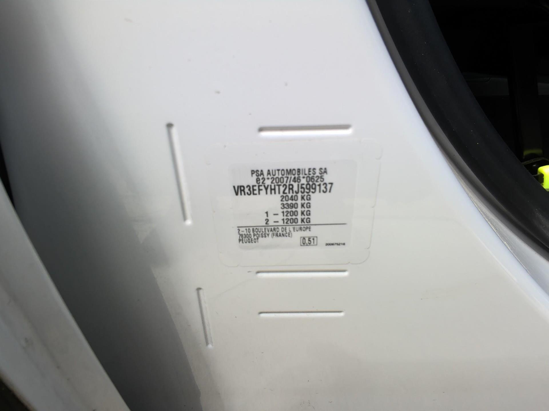 Peugeot PARTNER FOURGON M 650 KG BLUEHDI 100 S&S BVM6 2024