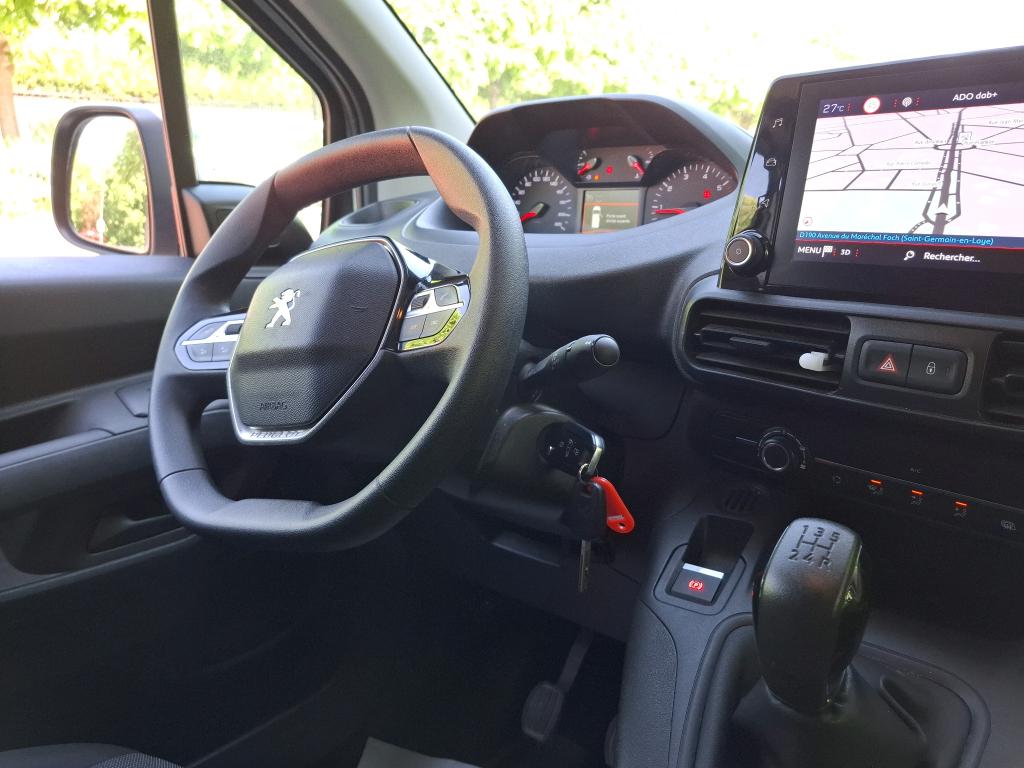 Peugeot PARTNER FOURGON LONG 950 KG BLUEHDI 100 S&S BVM5 ASPHALT 2020