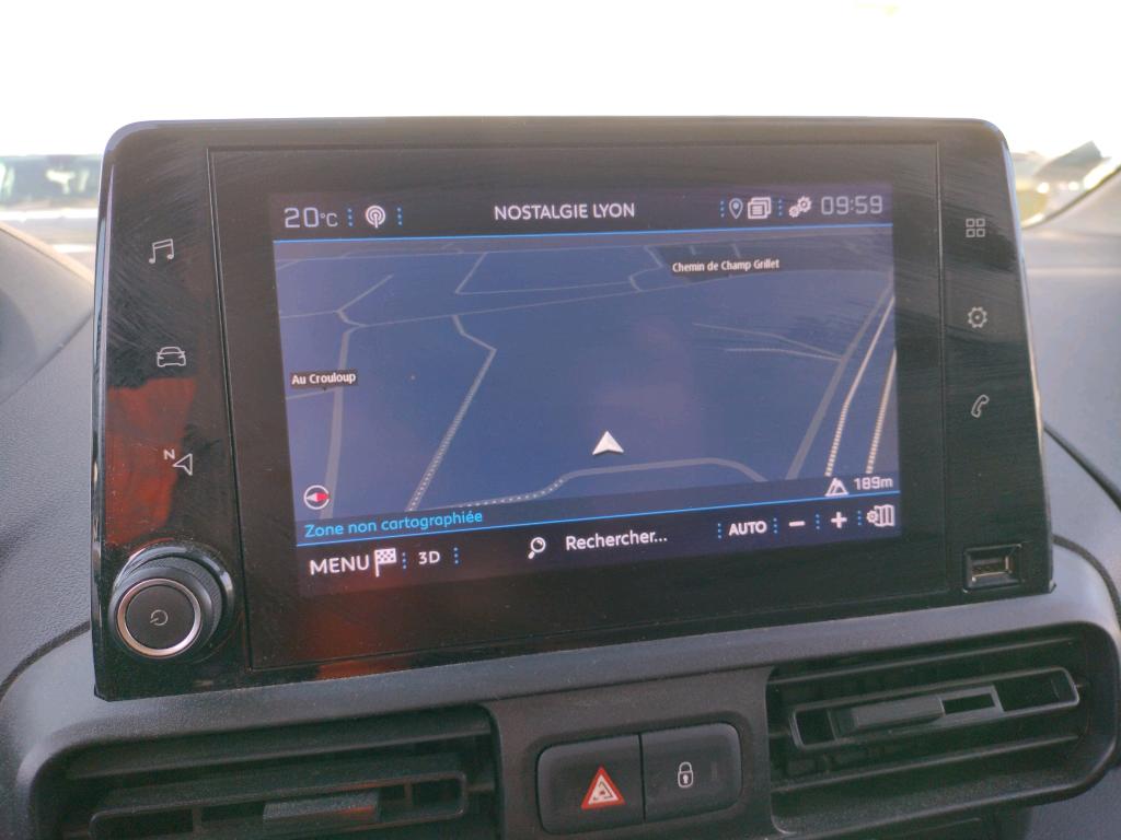 Peugeot PARTNER FOURGON STANDARD 1000 KG BLUEHDI 100 S&S BVM5 ASPHALT 2020