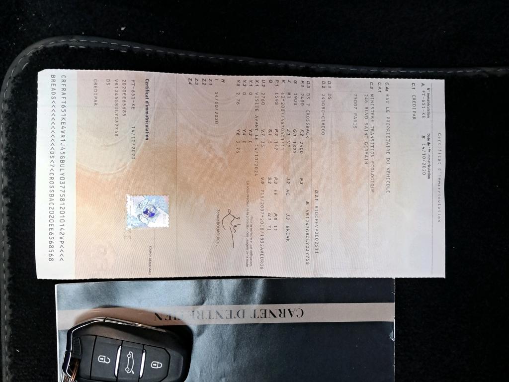 DS DS7 Crossback Hybride E-Tense 300 EAT8 4x4 Grand Chic 2020