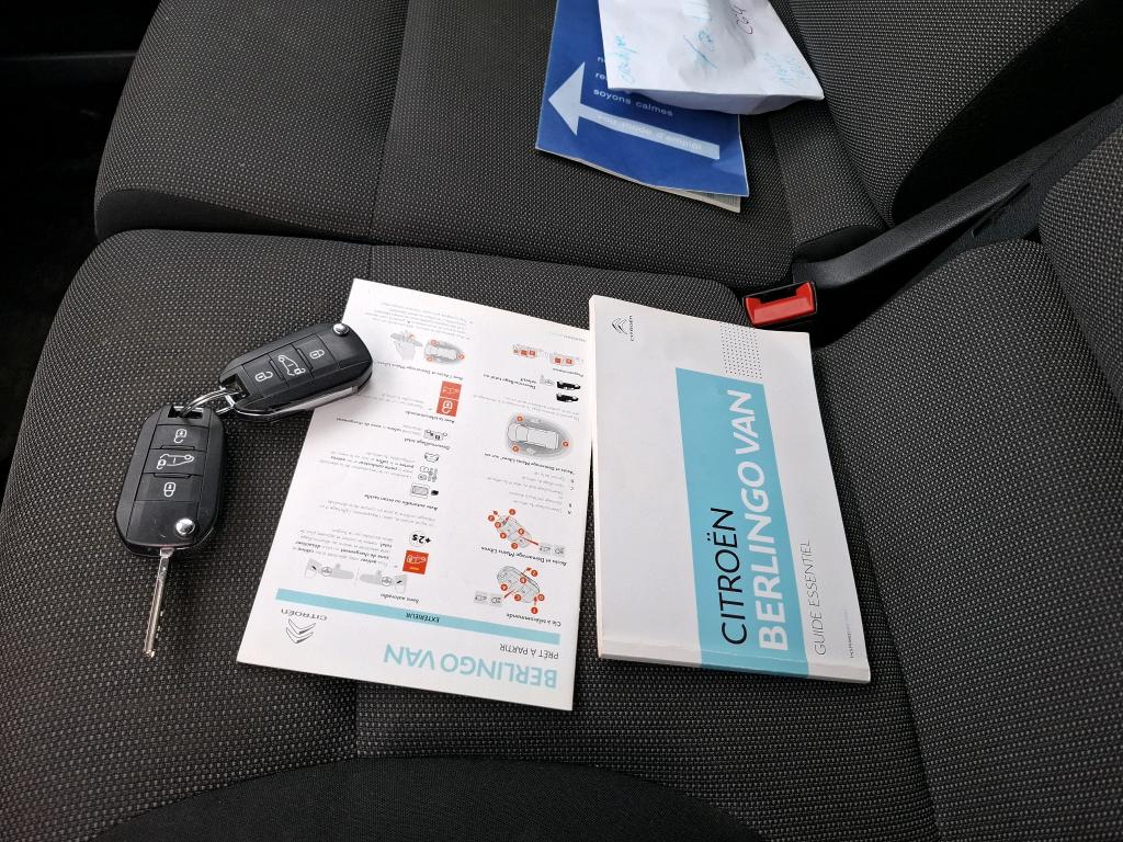 Citroen BERLINGO VAN M 650 BLUEHDI 100 S&S BVM5 CLUB 2020