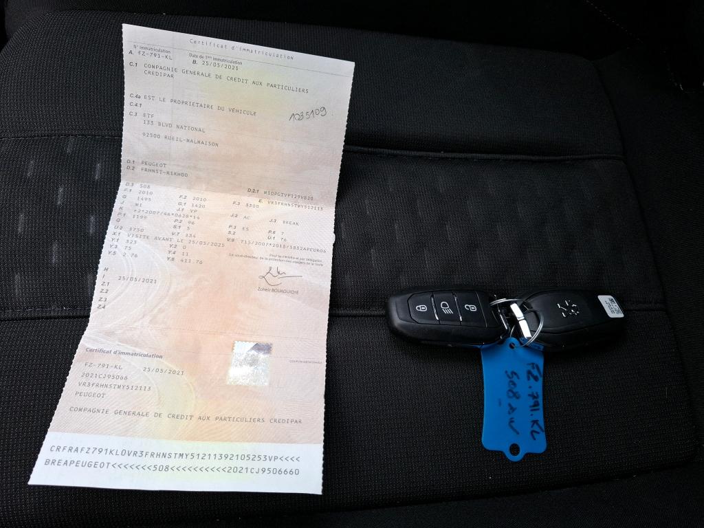 Peugeot 508 SW PureTech 130 ch S&S EAT8 Active Pack 2021