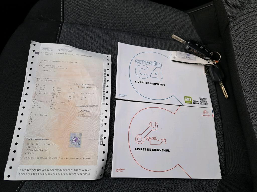 Citroen E-C4 SOCIETE 136 CH AUTOMATIQUE FEEL NAV BUSINESS R 2021