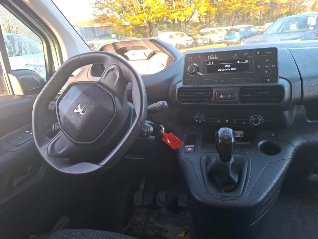 Peugeot PARTNER FOURGON STANDARD 650 KG BLUEHDI 100 S&S BVM5 PREMIUM 2020